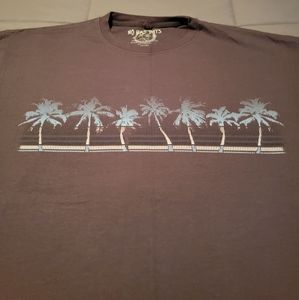 Palm tree tee shirt xl gray